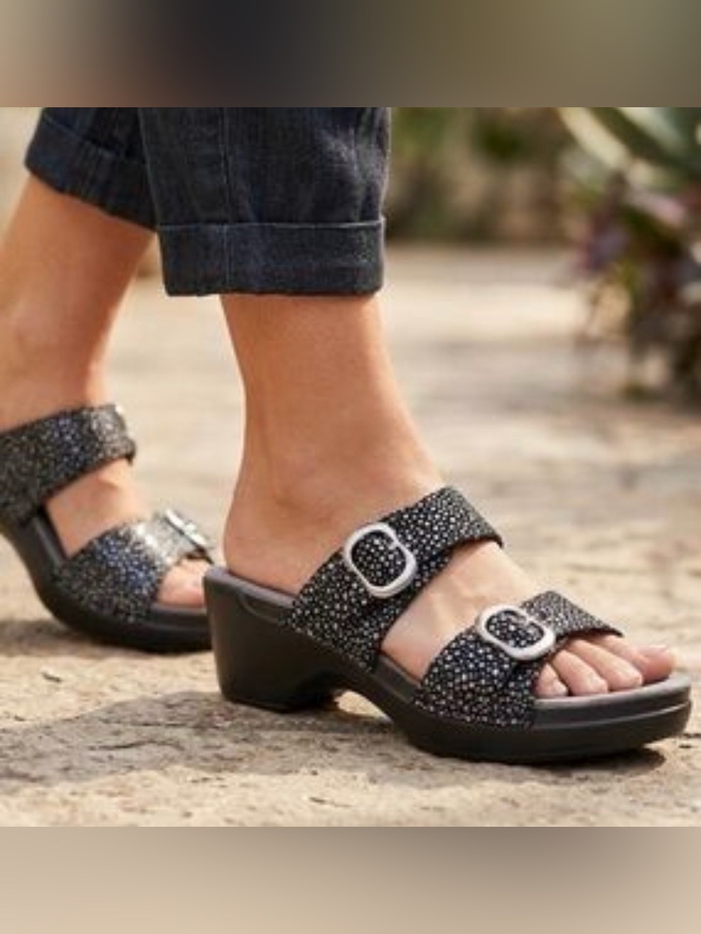 DANSKO Sophie Comfort Slide Leather Sandals EU 40 US 9.5/10 NEW!